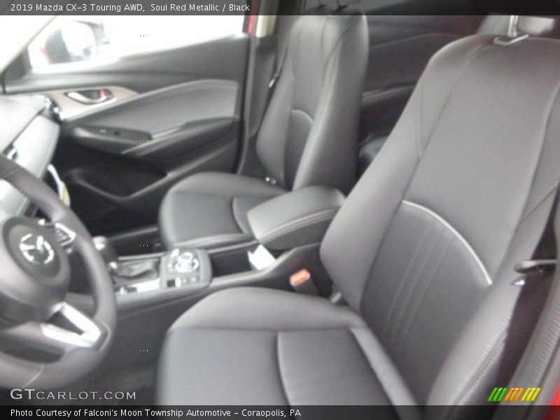 Soul Red Metallic / Black 2019 Mazda CX-3 Touring AWD
