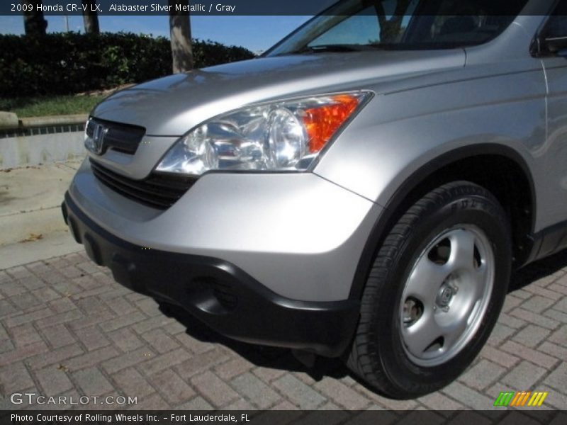 Alabaster Silver Metallic / Gray 2009 Honda CR-V LX