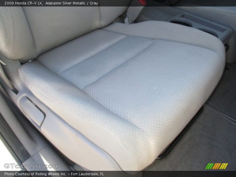 Alabaster Silver Metallic / Gray 2009 Honda CR-V LX