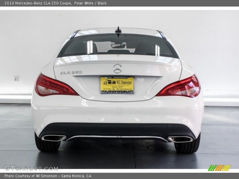 Polar White / Black 2019 Mercedes-Benz CLA 250 Coupe