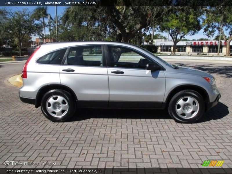 Alabaster Silver Metallic / Gray 2009 Honda CR-V LX