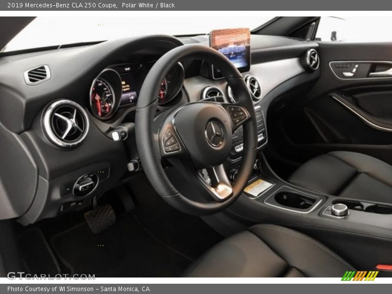 Polar White / Black 2019 Mercedes-Benz CLA 250 Coupe