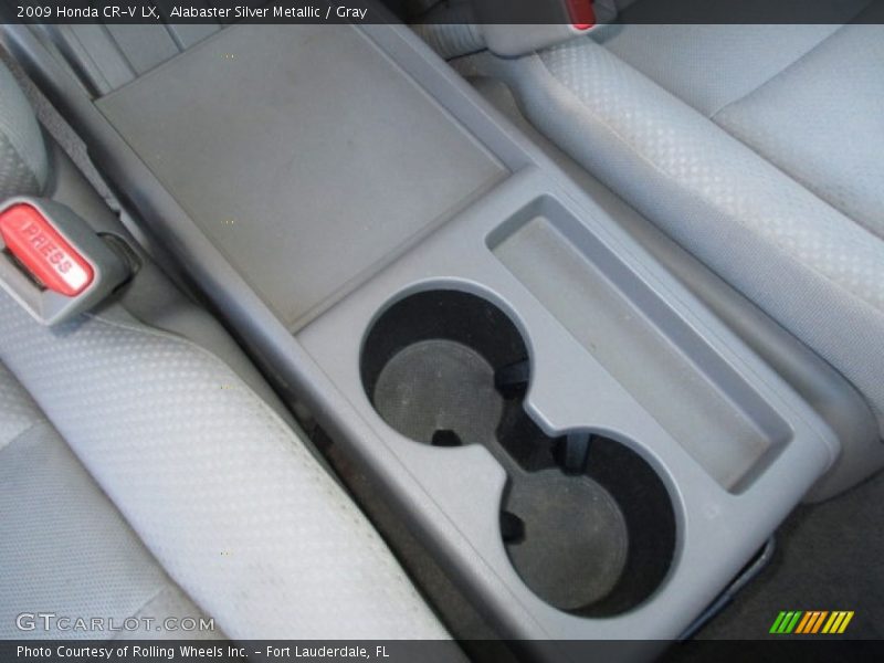 Alabaster Silver Metallic / Gray 2009 Honda CR-V LX