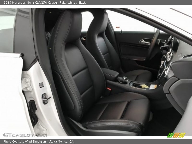 Polar White / Black 2019 Mercedes-Benz CLA 250 Coupe