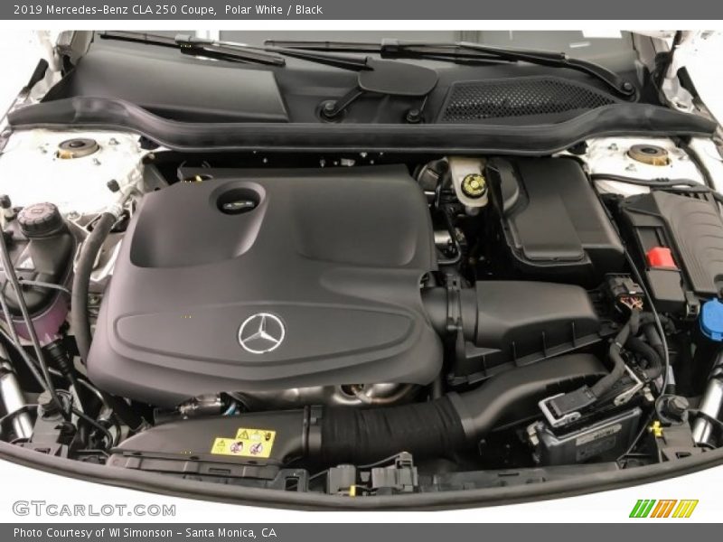 Polar White / Black 2019 Mercedes-Benz CLA 250 Coupe