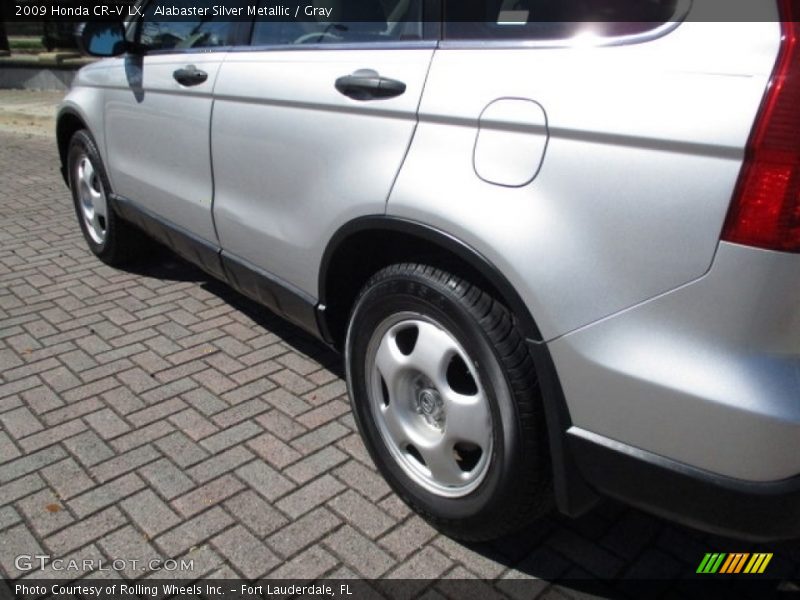 Alabaster Silver Metallic / Gray 2009 Honda CR-V LX