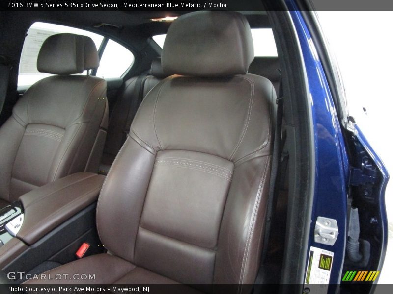 Mediterranean Blue Metallic / Mocha 2016 BMW 5 Series 535i xDrive Sedan