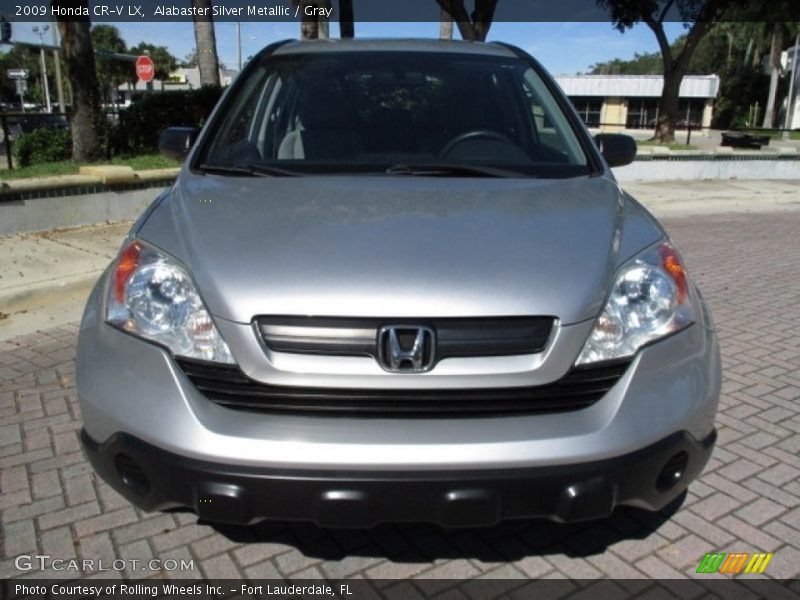 Alabaster Silver Metallic / Gray 2009 Honda CR-V LX