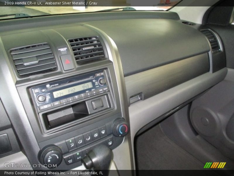Alabaster Silver Metallic / Gray 2009 Honda CR-V LX