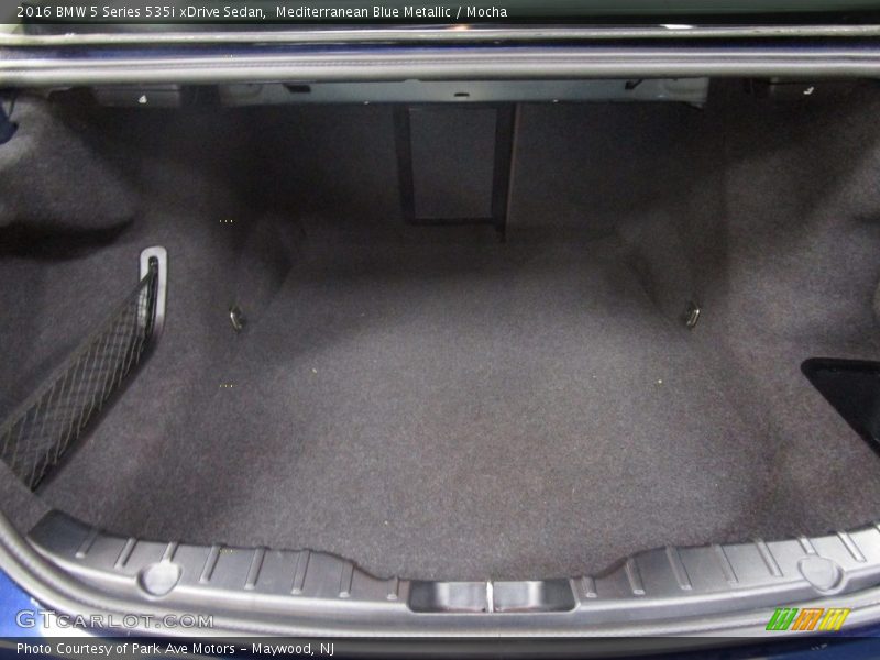 Mediterranean Blue Metallic / Mocha 2016 BMW 5 Series 535i xDrive Sedan