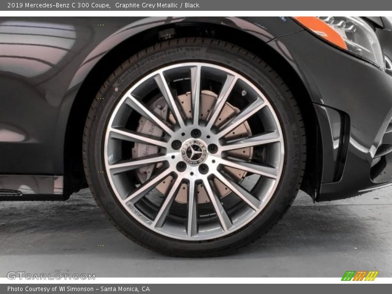 Graphite Grey Metallic / Black 2019 Mercedes-Benz C 300 Coupe