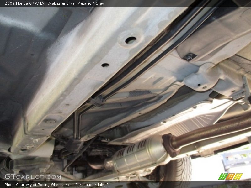 Alabaster Silver Metallic / Gray 2009 Honda CR-V LX