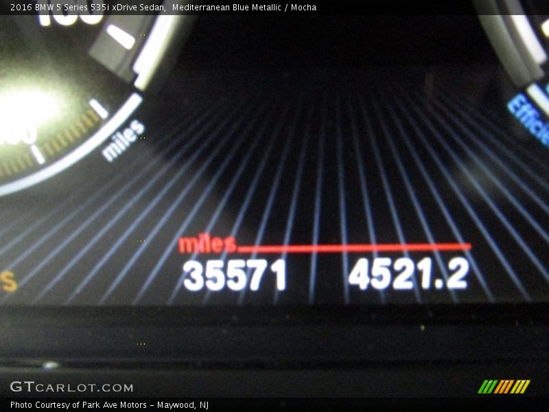 Mediterranean Blue Metallic / Mocha 2016 BMW 5 Series 535i xDrive Sedan