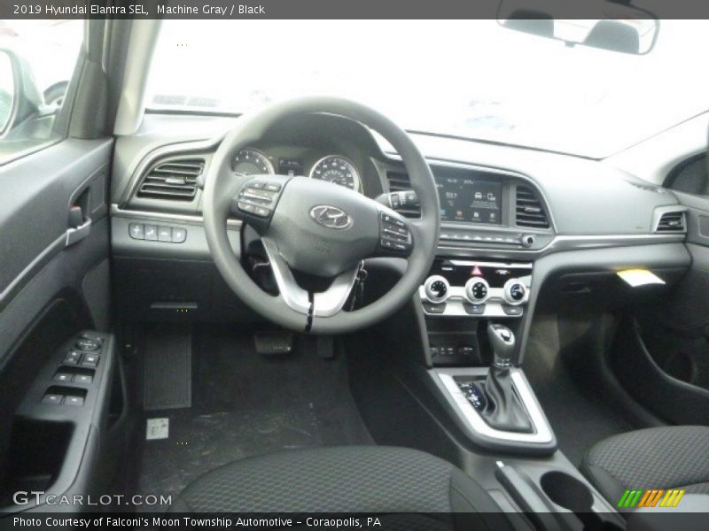 Machine Gray / Black 2019 Hyundai Elantra SEL