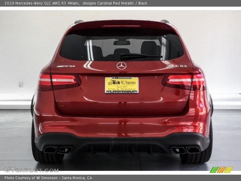 designo Cardinal Red Metallic / Black 2019 Mercedes-Benz GLC AMG 63 4Matic