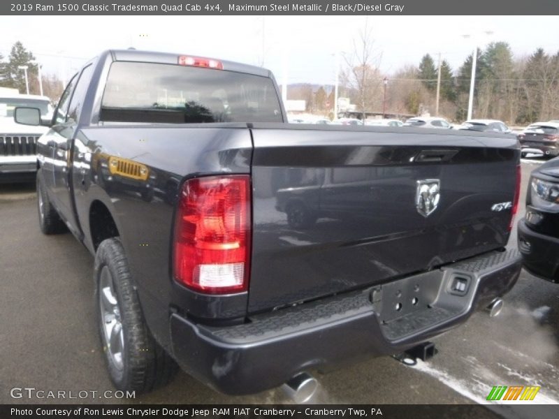 Maximum Steel Metallic / Black/Diesel Gray 2019 Ram 1500 Classic Tradesman Quad Cab 4x4