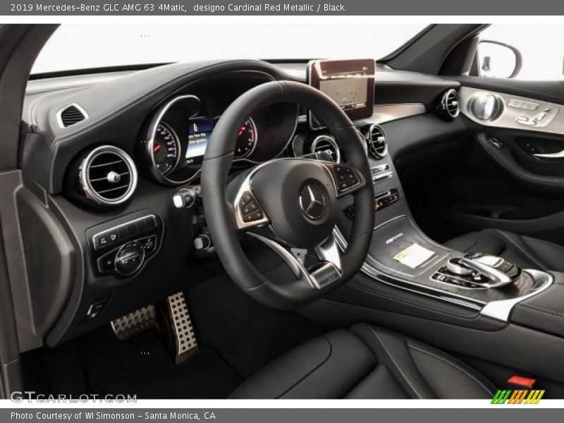 Dashboard of 2019 GLC AMG 63 4Matic