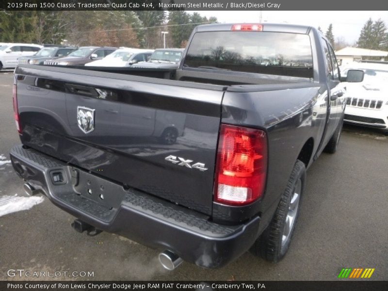 Maximum Steel Metallic / Black/Diesel Gray 2019 Ram 1500 Classic Tradesman Quad Cab 4x4