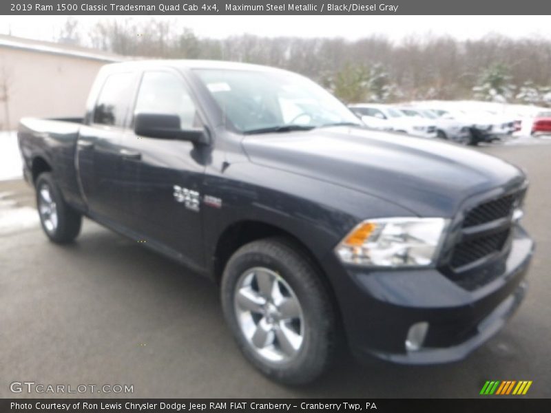 Maximum Steel Metallic / Black/Diesel Gray 2019 Ram 1500 Classic Tradesman Quad Cab 4x4