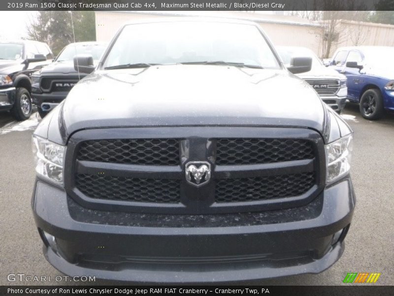 Maximum Steel Metallic / Black/Diesel Gray 2019 Ram 1500 Classic Tradesman Quad Cab 4x4