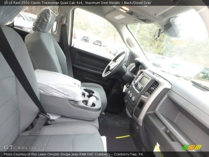 Maximum Steel Metallic / Black/Diesel Gray 2019 Ram 1500 Classic Tradesman Quad Cab 4x4