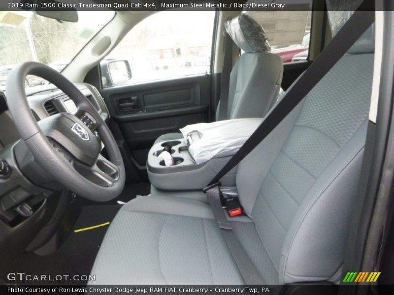 Maximum Steel Metallic / Black/Diesel Gray 2019 Ram 1500 Classic Tradesman Quad Cab 4x4