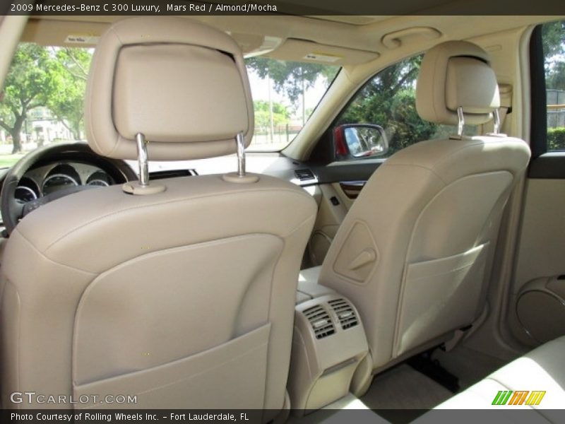 Mars Red / Almond/Mocha 2009 Mercedes-Benz C 300 Luxury