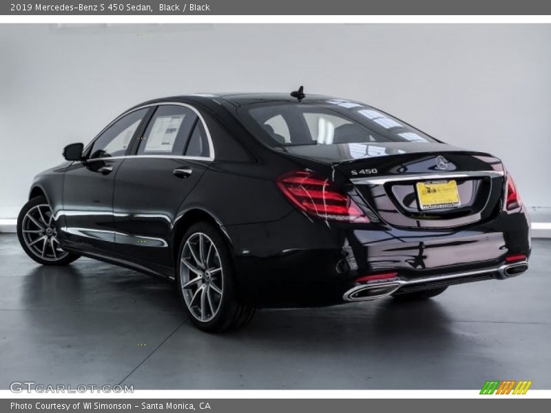 Black / Black 2019 Mercedes-Benz S 450 Sedan