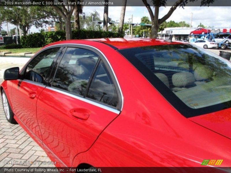 Mars Red / Almond/Mocha 2009 Mercedes-Benz C 300 Luxury