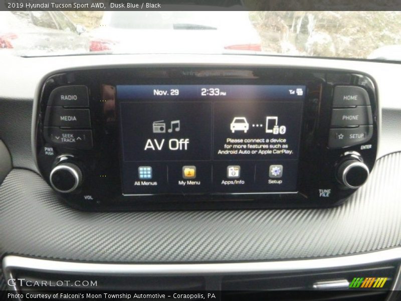 Dusk Blue / Black 2019 Hyundai Tucson Sport AWD