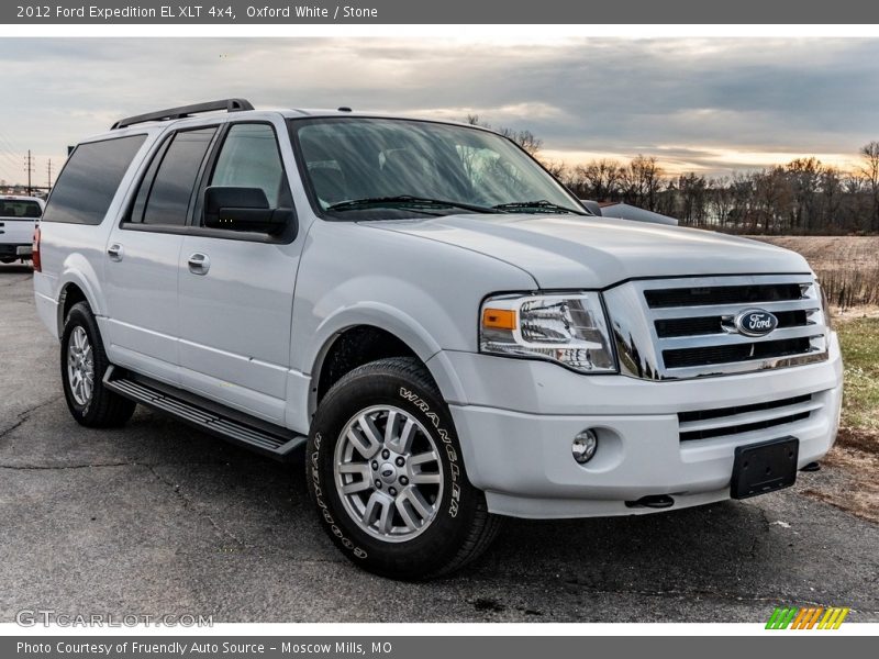 Oxford White / Stone 2012 Ford Expedition EL XLT 4x4