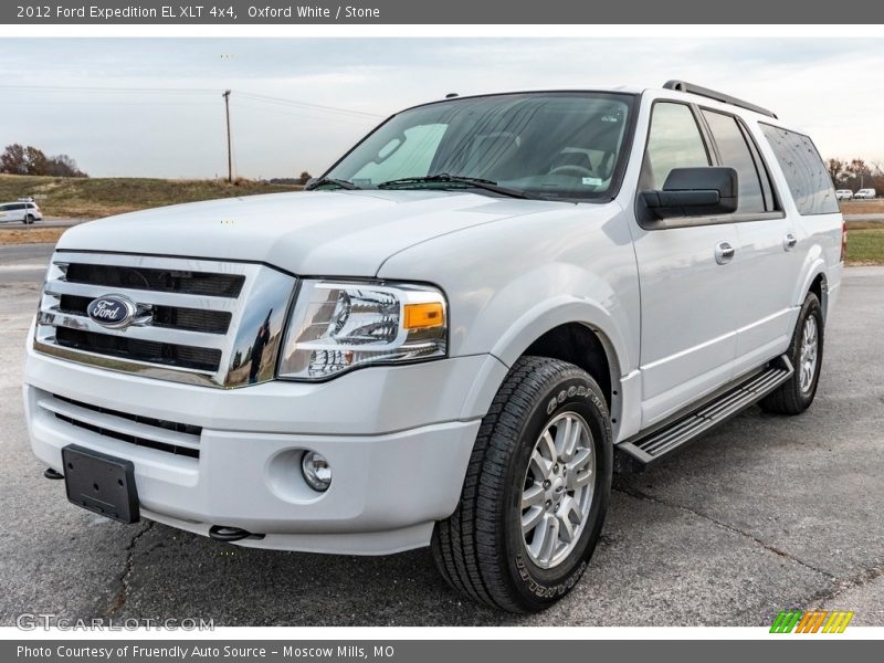 Oxford White / Stone 2012 Ford Expedition EL XLT 4x4