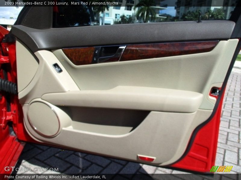 Mars Red / Almond/Mocha 2009 Mercedes-Benz C 300 Luxury