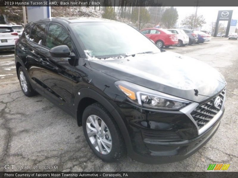 Black Noir Pearl / Black 2019 Hyundai Tucson SE AWD