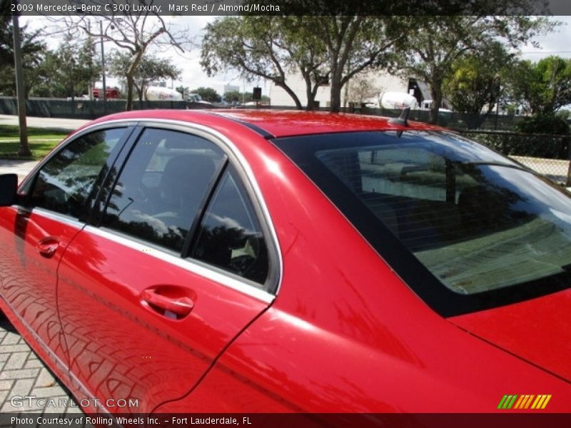 Mars Red / Almond/Mocha 2009 Mercedes-Benz C 300 Luxury