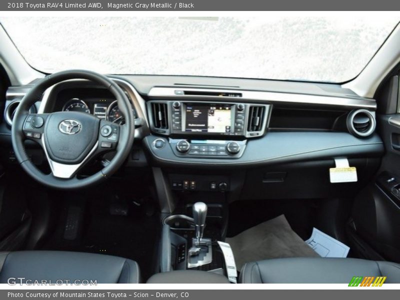 Magnetic Gray Metallic / Black 2018 Toyota RAV4 Limited AWD
