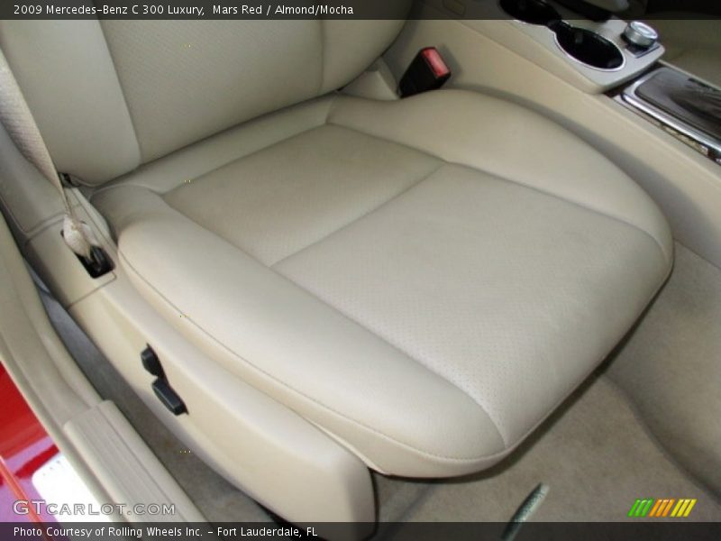 Mars Red / Almond/Mocha 2009 Mercedes-Benz C 300 Luxury