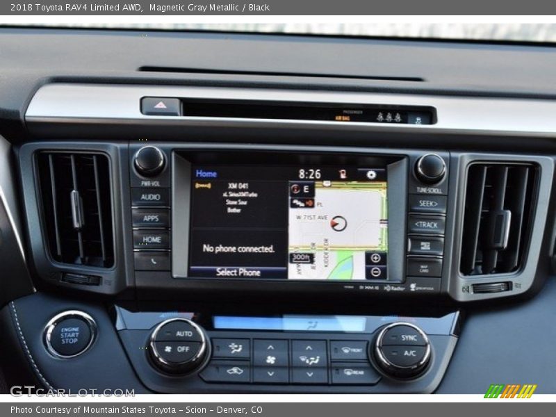 Magnetic Gray Metallic / Black 2018 Toyota RAV4 Limited AWD