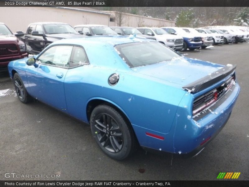 B5 Blue Pearl / Black 2019 Dodge Challenger GT AWD
