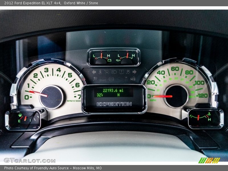Oxford White / Stone 2012 Ford Expedition EL XLT 4x4