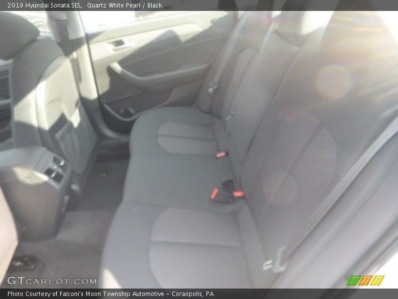 Quartz White Pearl / Black 2019 Hyundai Sonata SEL