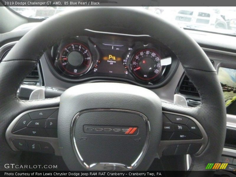 B5 Blue Pearl / Black 2019 Dodge Challenger GT AWD