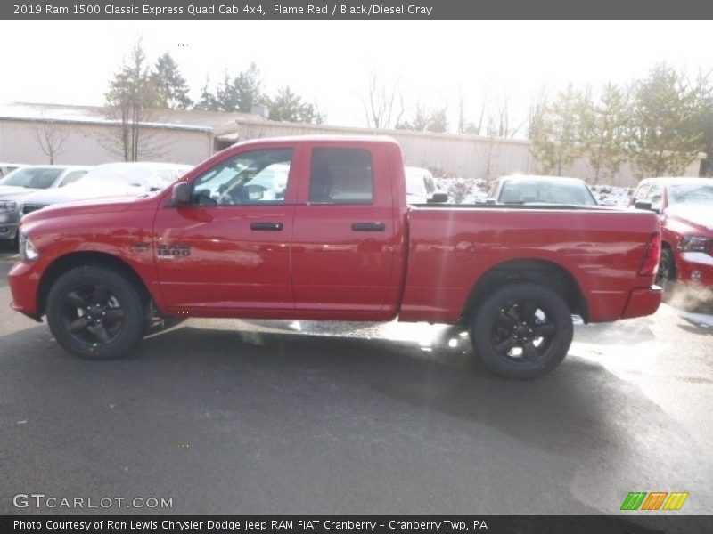 Flame Red / Black/Diesel Gray 2019 Ram 1500 Classic Express Quad Cab 4x4