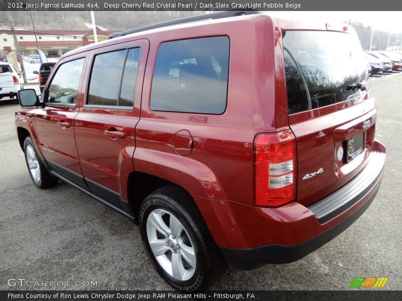 Deep Cherry Red Crystal Pearl / Dark Slate Gray/Light Pebble Beige 2012 Jeep Patriot Latitude 4x4