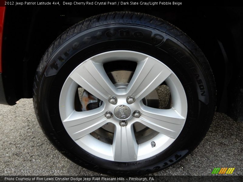 Deep Cherry Red Crystal Pearl / Dark Slate Gray/Light Pebble Beige 2012 Jeep Patriot Latitude 4x4