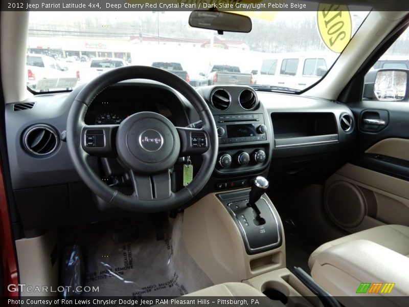 Deep Cherry Red Crystal Pearl / Dark Slate Gray/Light Pebble Beige 2012 Jeep Patriot Latitude 4x4