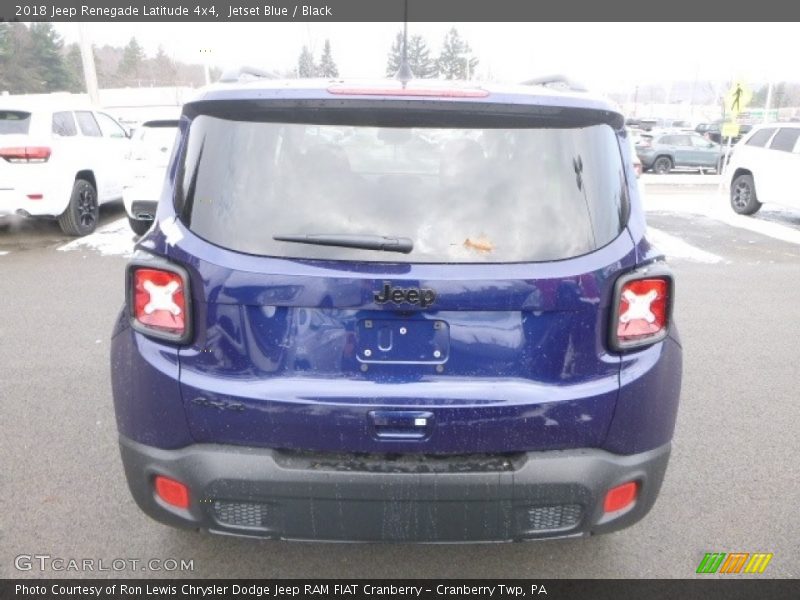 Jetset Blue / Black 2018 Jeep Renegade Latitude 4x4