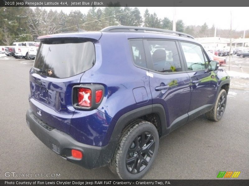 Jetset Blue / Black 2018 Jeep Renegade Latitude 4x4