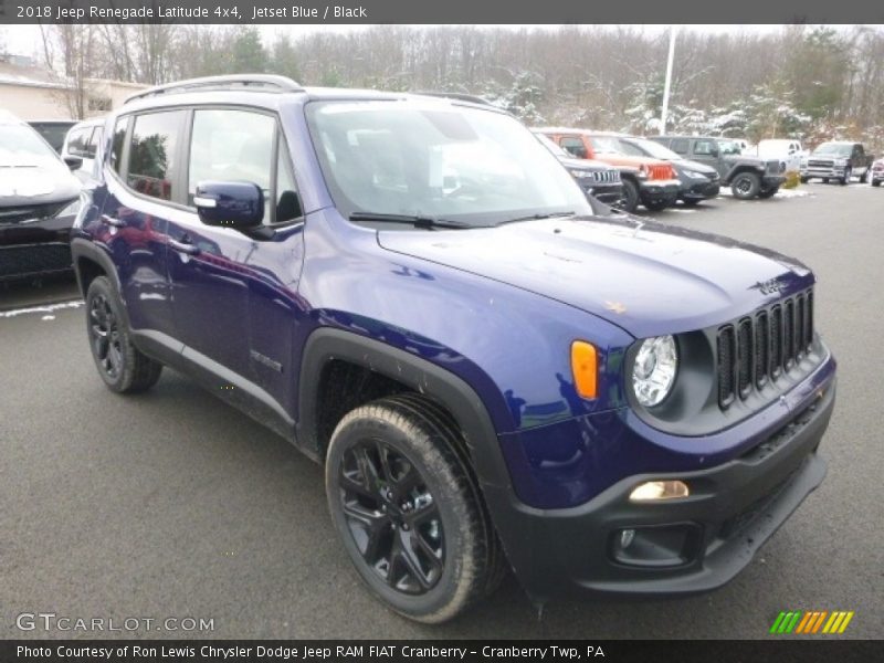 Jetset Blue / Black 2018 Jeep Renegade Latitude 4x4