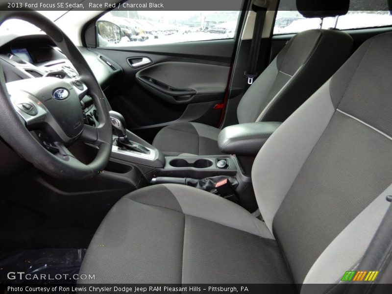 Race Red / Charcoal Black 2013 Ford Focus SE Sedan
